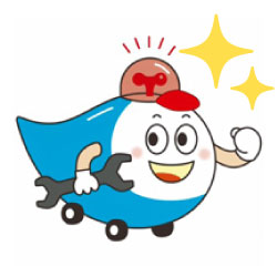 水道急便山形店キャラクター水急くん