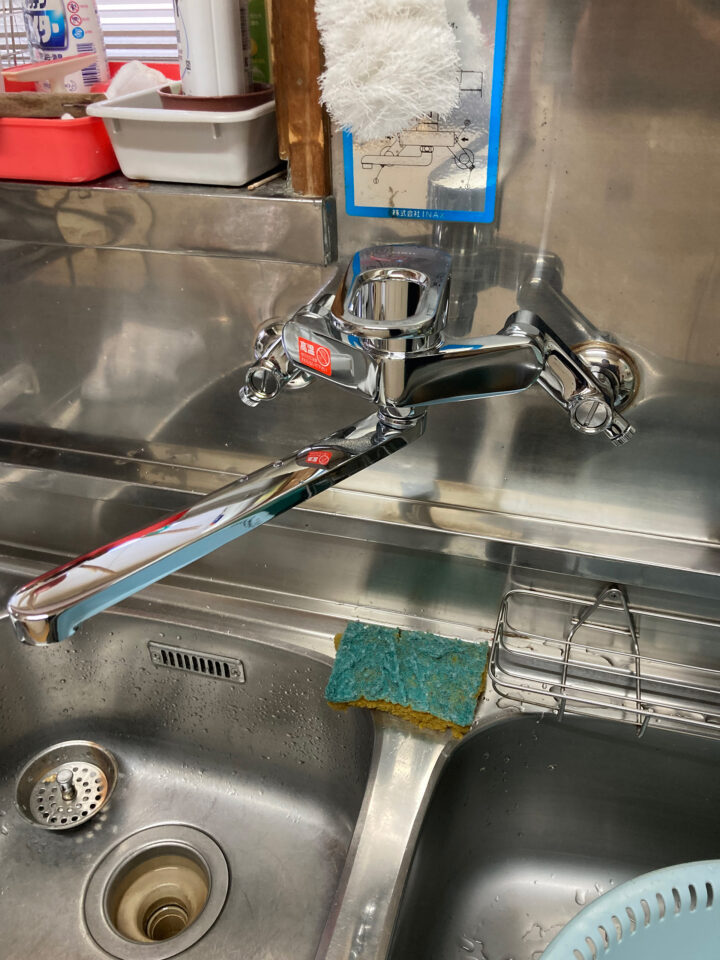 水道急便山形店 キッチン蛇口水漏れ修理・交換工事 | 天童市の画像